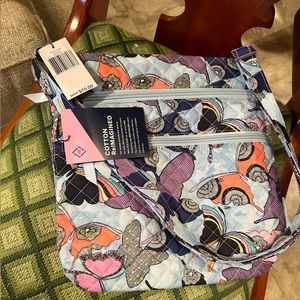 NWT-Vera Bradley Light Blue, Butterfly Pattern